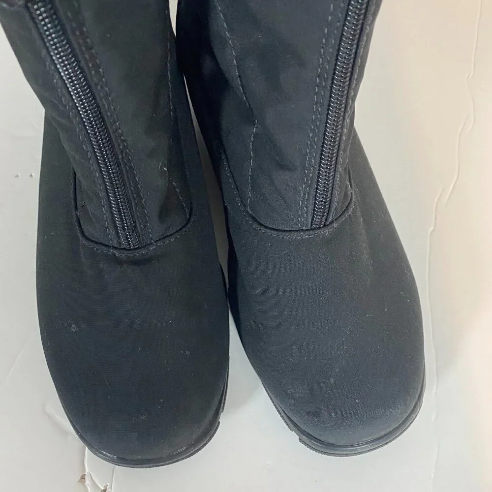 Toe Warmers Black Women’s Waterproof Alyssa Winter Boots Size 7.5 W